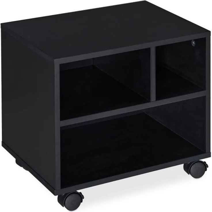 Relaxdays Rollcontainer mit 3 offenen Fächern – Bild 8