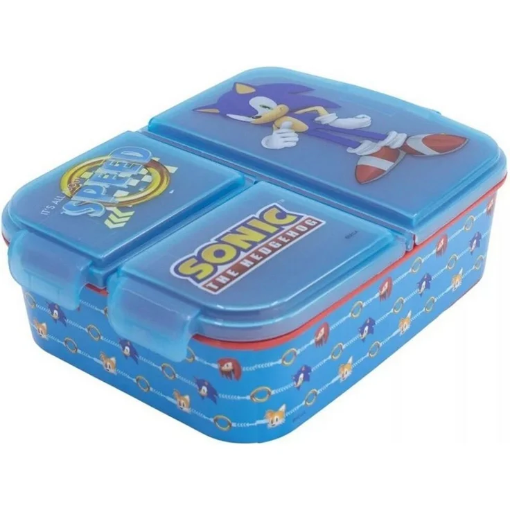Sonic Lunchbox Sonic the Hedgehog Speed mehrfach unterteilte Brotdose, 100% Kunststoff, (1-tlg) – Bild 2