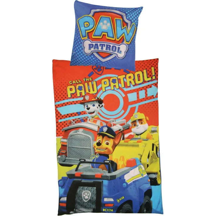 Paw Patrol Bettwäsche 135x200 cm Microfaser