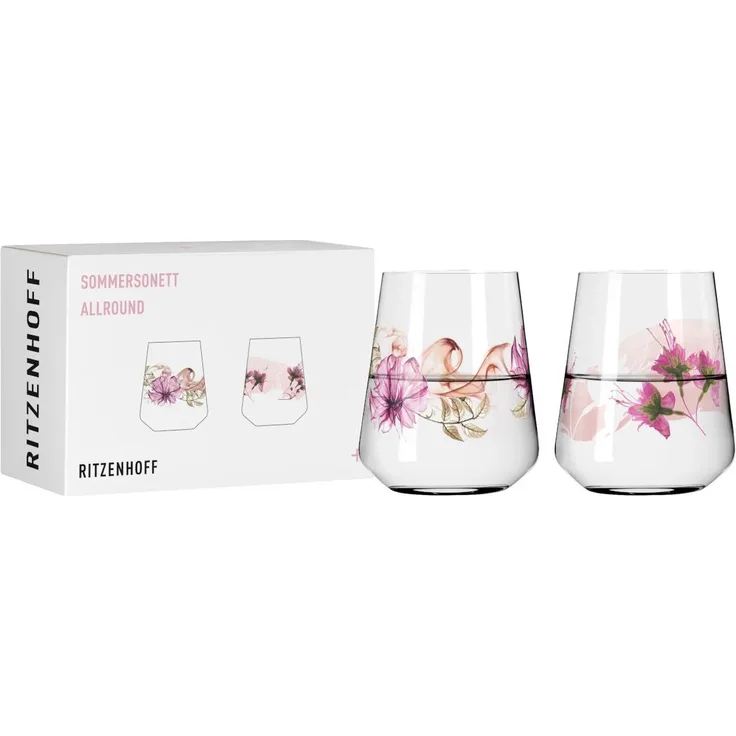 Ritzenhoff 3462001 Universalglas-Set #1, #2 SOMMERSONETT Doro von Rüden und Sonja Eikler 2023