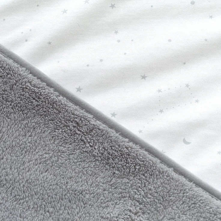 BEMINI Kuscheldecke Pady jersey + softy tog 3 Little stars print Grizou – Bild 5
