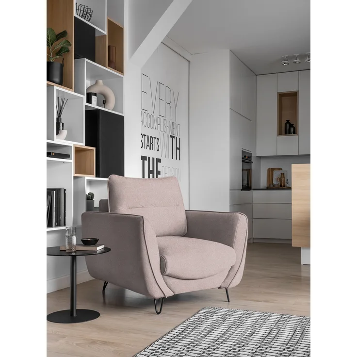 Silva 1F, Sessel, Stuhl, Rosa