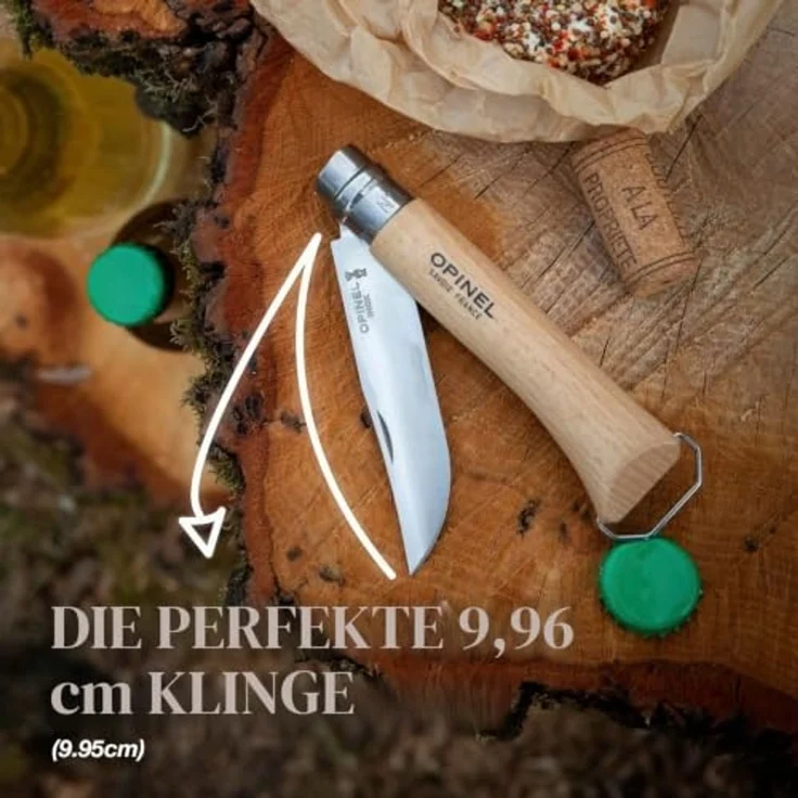 Opinel Taschenmesser No. 10 mit Korkenzieher – Bild 3