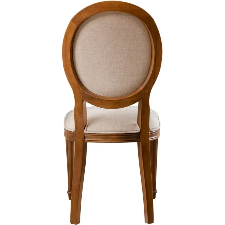 Skye Decor 'Albero42' Stuhl, Walnuss / Beige, 48 x 49 x 98 cm – Bild 6