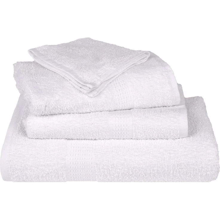 vidaXL Duschtücher FROGN 10 Stk. Weiß 70x140 cm 360 g/m² 136655 – Bild 4