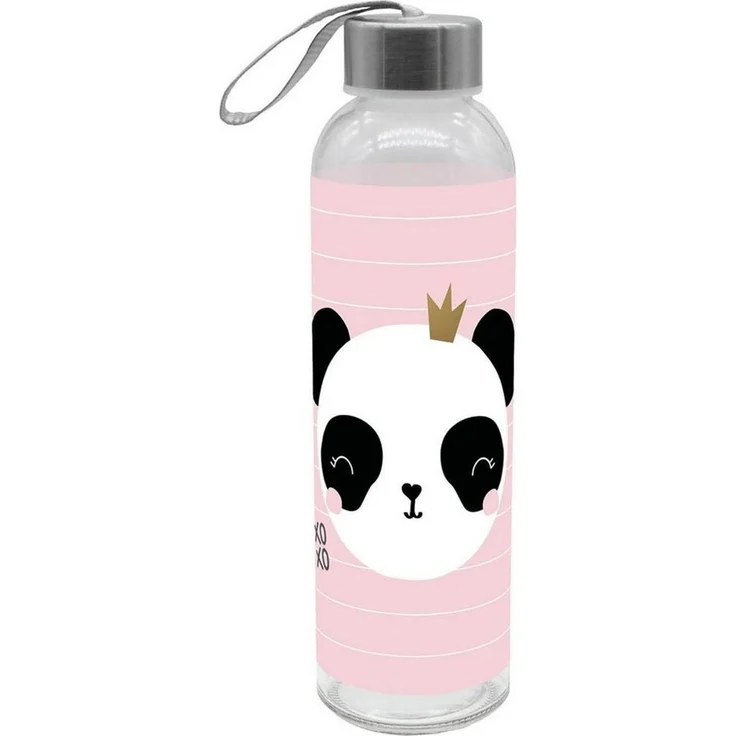 Geda Labels GmbH Trinkflasche Panda XOXO, Rosa, 500ml, spülmaschinengeeignet – Bild 2