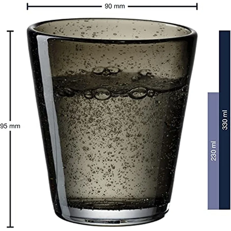 LEONARDO Gläser-Set BURANO, 6-tlg, Glas, 330 ml, 6-teilig – Bild 3