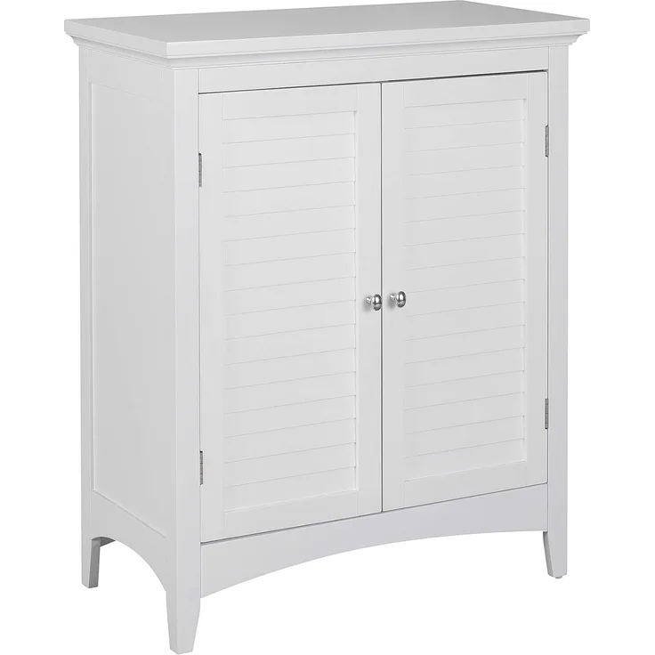 Versanora ELG-585 Badezimmer-Fußboden-Kabinett, MDF, Weiß, 66.04 x 33.02 x 81.28 cm