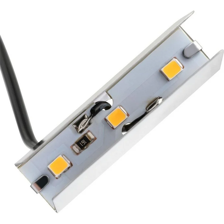 SEBSON Aufbauleuchte LED Vitrinenbeleuchtung 6er Set 12V - Glaskantenbeleuchtung warmweiß – Bild 1