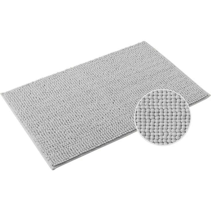OTTO home Badematte Vanessa Chenille, Standard & Premium, 15mm oder 20mm, auch als 2er Set, rutschhemmend beschichtet, schnell trocknend, strapazierfähig, fußbodenheizungsgeeignet, Polyester, rechteckig, Uni Farben, besonders weich, flauschig, Badvorleger – Bild 2
