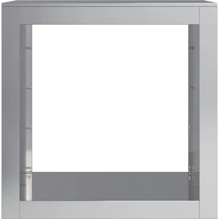 vidaXL Brennholzregal 60x40x60 cm Verzinkter Stahl 851008 – Bild 3