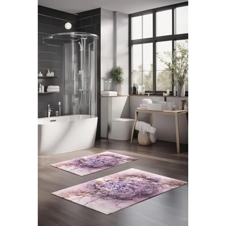 Mijolnir 'CT-5050' Badematten-Set (2-teilig), Mehrfarbig