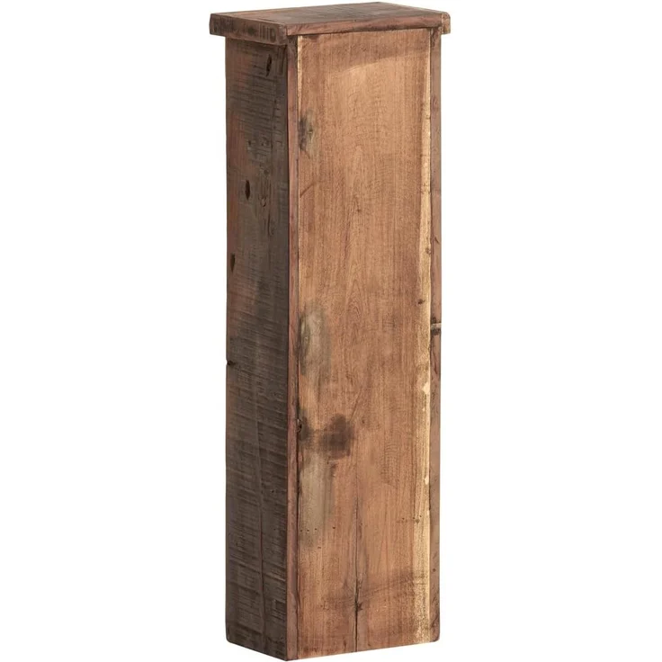 Sumatra Wandschrank aus recyceltem Altholz mit drei Fächern und Schublade rustikal nachhaltig für Badezimmer massivum – Bild 7