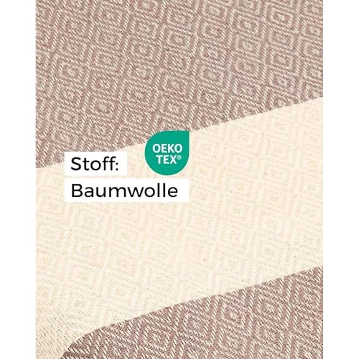 furora HOLIDAY Strandtuch XXL groß 200x200 cm Strand Tuch, aus Baumwolle, Stranddecke, Vielseitig, schöne Farben, hochwertige Verarbeitung – Bild 4