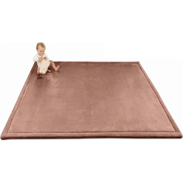 Hakuna Matte Kinderteppich mit Memory-Schaum, dicke & weiche Spielmatte 2,5 cm, Krabbelmatte, Höhe: 25 mm, Extra weich, Roll-_oder_faltbar, Hypoallergen, Schaumstoff