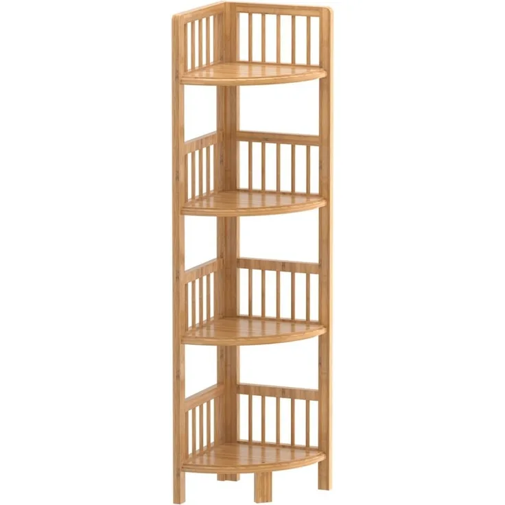 Dripex Standregal Badezimmerregal Bücherregal Eckregale für Küchen