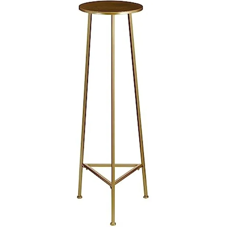 MICA Decorations Jill Beistelltisch - 35x35x120 cm - Eisen - Gold