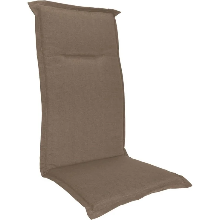 Spetebo Hochlehnerauflage Universal Hochlehner Auflage 123 cm, (Packung, 1 St, 1 Auflage), Polsterauflage für Hochlehner Gartenstühle