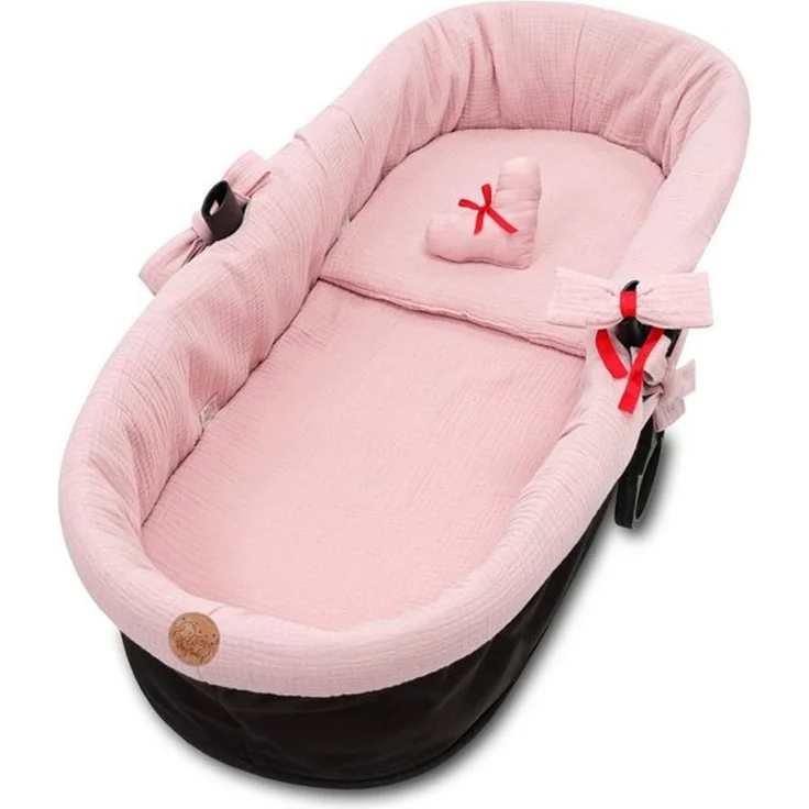 Totsy Baby Kuschelnest Umrandung für Kinderwagen - Bezug für Babywanne Nestchen – Bild 4