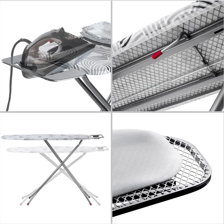 KADAX Bügelbrett mit Halter Eisen klappbar Standard 114x34cm – Bild 8
