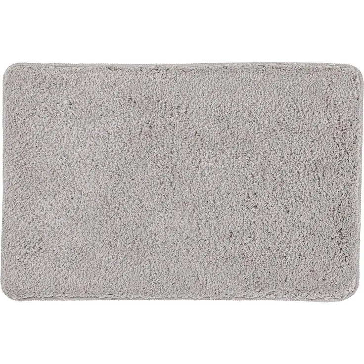 Kleine Wolke Badematte »Scott«, Badvorleger, Badezimmer Teppich, Höhe 12 mm, rutschhemmend beschichtet, fußbodenheizungsgeeignet, Polyester, rechteckig, Badteppich, Uni Farben, weich & kuschelig