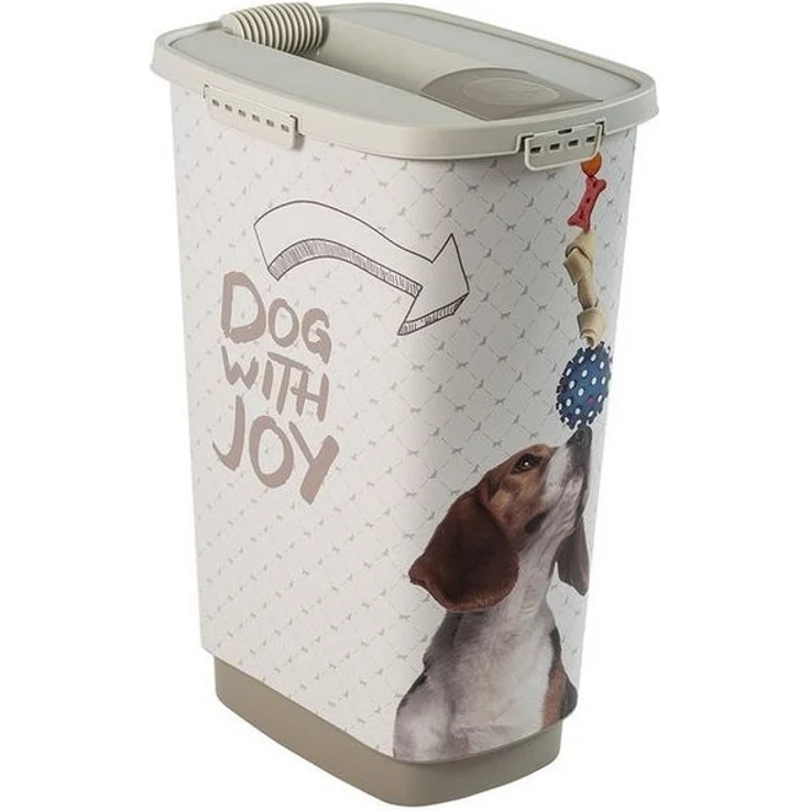 Rotho Tierfutterbehälter Cody 50 l für Hunde Dog with Joy – Bild 5