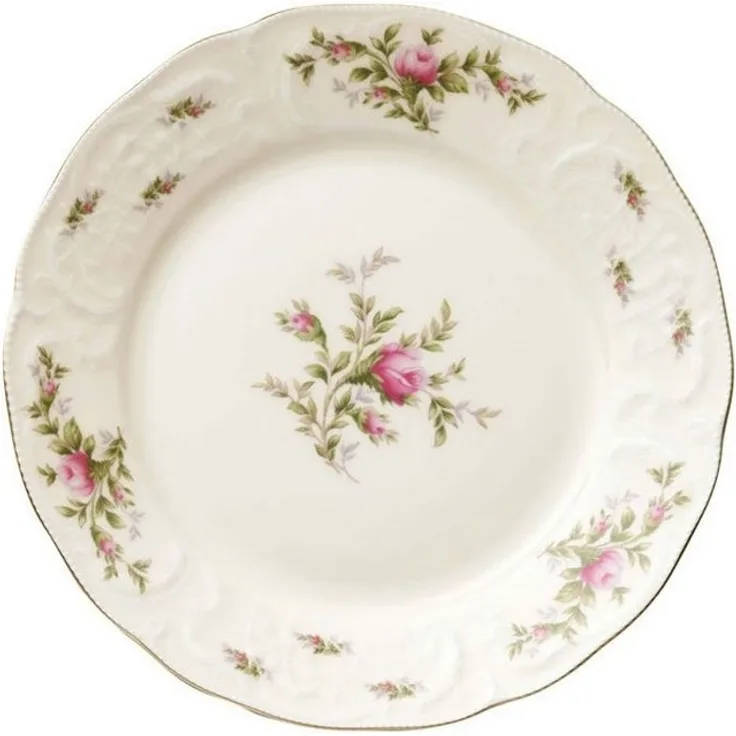 Frühstücksteller 21 cm Sanssouci Elfenbein Ramona Rosenthal Frühstücksteller, Spülmaschinengeeignet