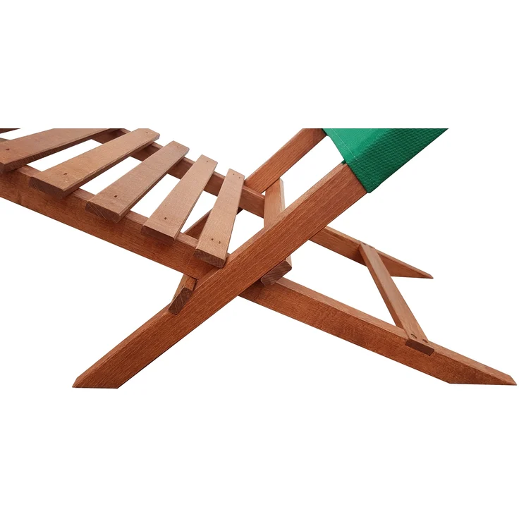 Klappstuhl Strandstuhl Anglerstuhl Gartenstuhl Stuhl zum Zusammenstecken grüner Bezug V-10-352Doppelpack in Tasche blau – Bild 5