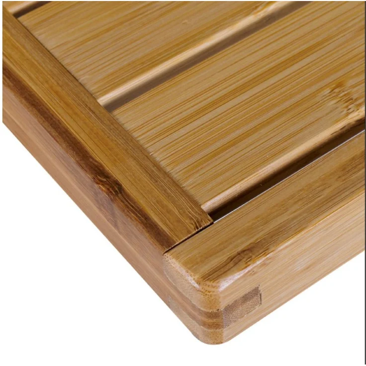 Spetebo Klappstuhl Bambus Klappstuhl natur - 79 x 44 cm (Stück, 1 St), Küchen Stuhl klappbar aus FSC Holz – Bild 3