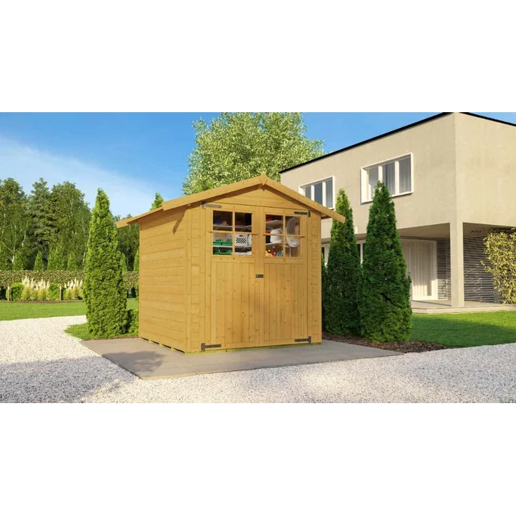 WEKA Gartenhaus 316 Gr. 1 198x148 Gerätehaus aus Holz Geräteschrank mit 19 mm Wandstärke Gartenhaus – Bild 3