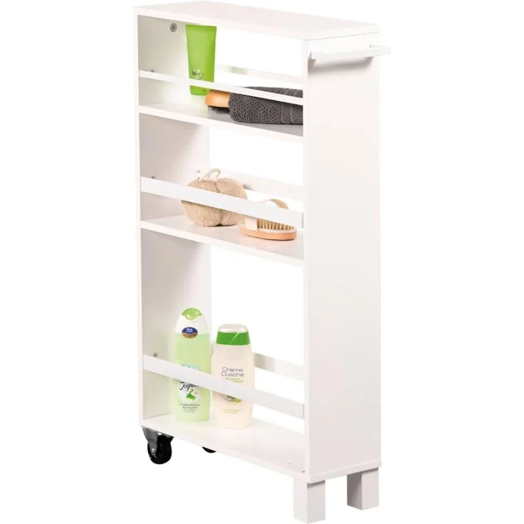 KESPER 24854-13 Nischenregal, weiß gekälkt aus FSC-zertifizierte Spanplatte / Regal / Rollregal – Bild 4