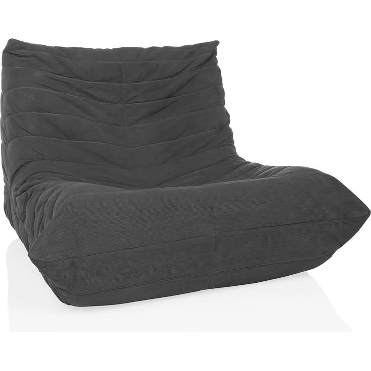 hjh LIVING Loungesessel Loungesessel SITZOLO Stoff, Bodensofa in Cord-Optik, Sessel Sitzsack Liegesessel für Wohnzimmer