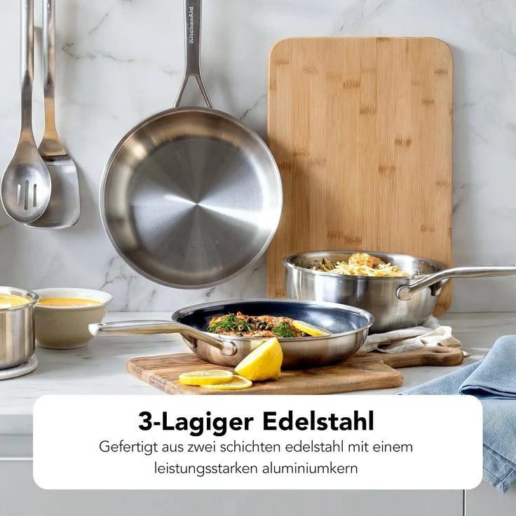 KitchenAid CC003256-001 Kochtopf 1,5 l Rund Edelstahl – Bild 3