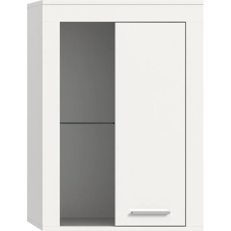 xonox. home Wohnen Jam X8BA9T40 Vitrine Glasvitrine Dekoschrank Glas-Kommode in weiß Melamin, ca. B/H/T: 600 x 86 x 35 cm – Bild 2