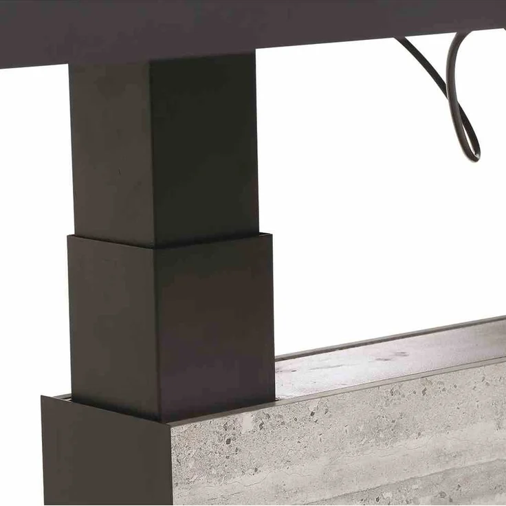 Siena Garden Lifttisch Bellani 140x85 cm Aluminium Keramik grau J04067 Loungetisch – Bild 4