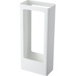 Yamazaki Schirmständer "Tower" Design rechteckig schmal 22x50x12cm, Regenschirmständer, Metall, freistehend, weiß, skandinavischer Stil