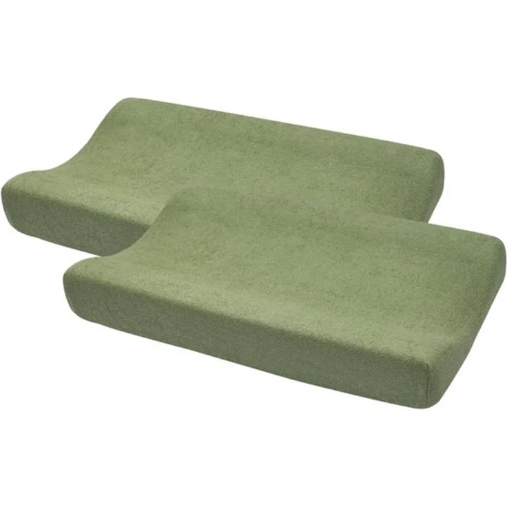 Meyco Wickelunterlagenbezug Uni - 2 Stück - Olive