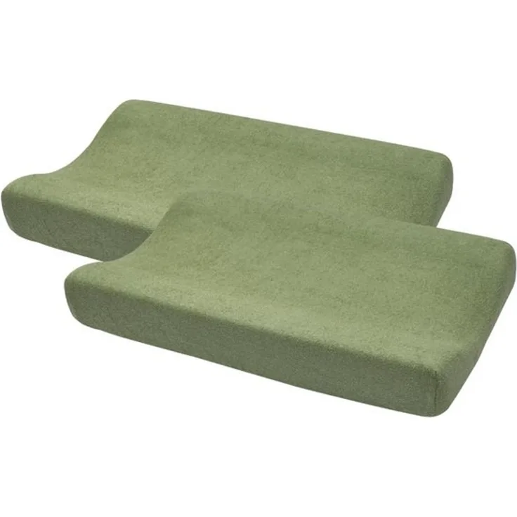 Meyco Wickelunterlagenbezug Uni - 2 Stück - Olive