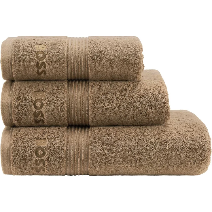 BOSS Badetuch - LOFT, Duschtuch, Baumwolle Braun 100x150 cm – Bild 2