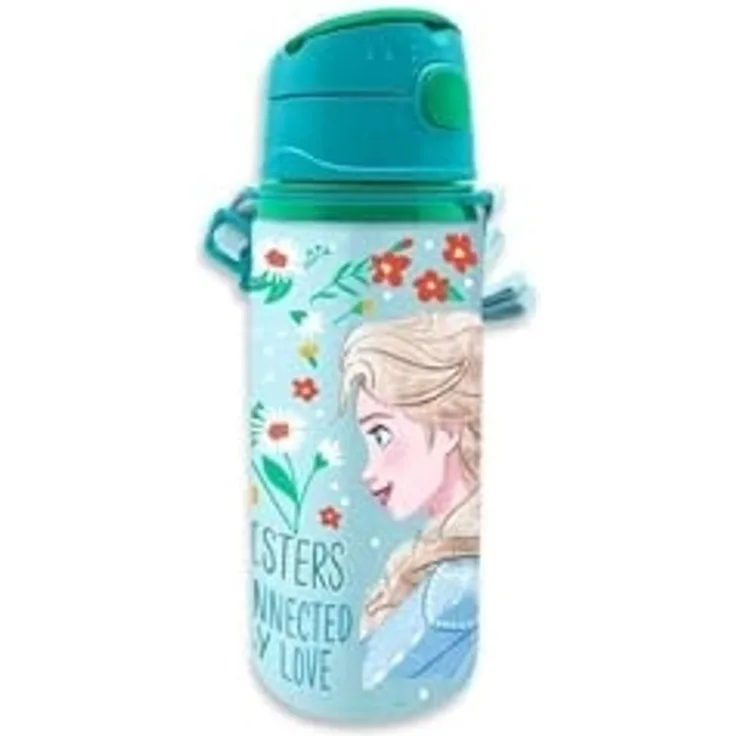 Die Eiskönigin - Sisters - Connected by Love - Trinkflasche aus Aluminium