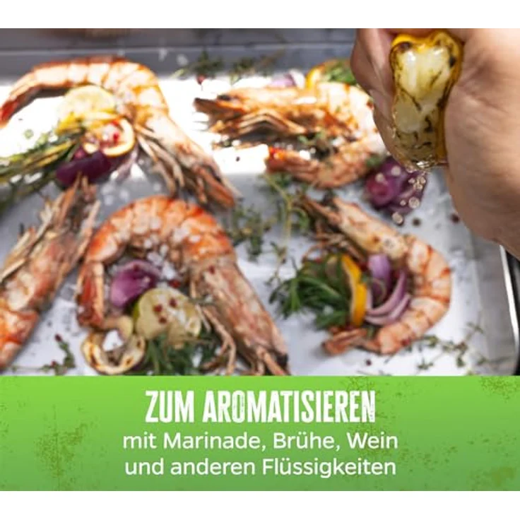 Grillfürst Grillplatte Grillfürst Edelstahl Plancha / Grillplatte / Teppanyaki Pfanne Größe M - 41 x 24,5 cm – Bild 6