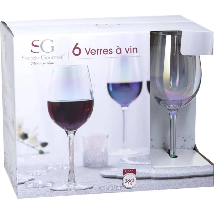 Weingläser FANTASY, 6er-Set, 380 ml, transparent - Secret de Gourmet – Bild 2