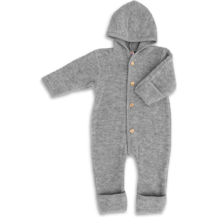 Engel Baby-Overall mit Kapuze, Holzknöpfen und Umschlag TOP