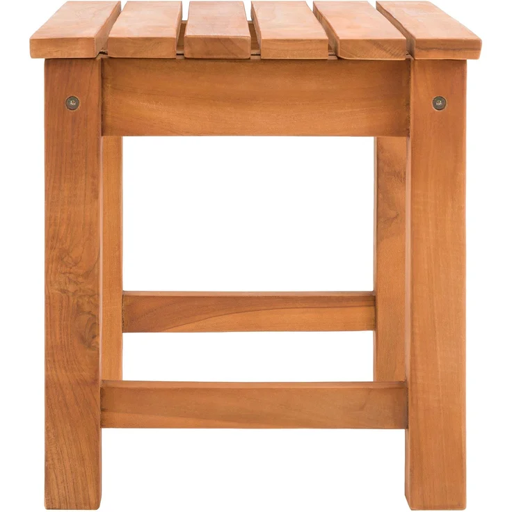 CLP Beistelltisch Frankton Teakholz Sitzhocker Fußhocker wetterfest Garten Terrasse,teak – Bild 6