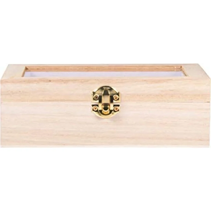 Holz-Box m. Schütteldeckel, FSC100%, 20x12,5x6,5cm, natur – Bild 5