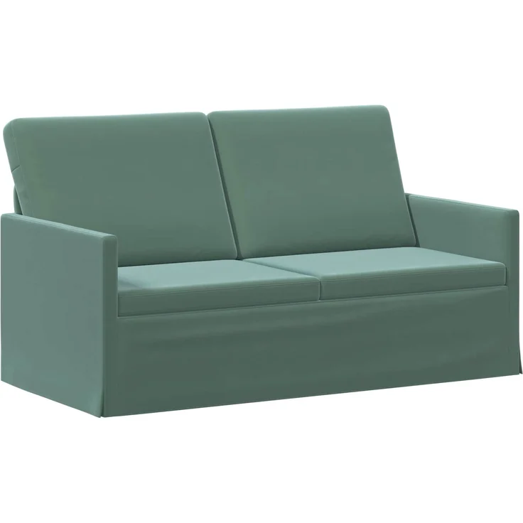 vidaXL 2-Sitzer Sofa Meergrün 150 x 81 x 82 cm Samt (V) 42041098 – Bild 1