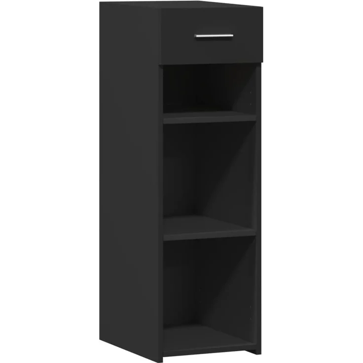 vidaXL Sideboard Schwarz 30x42,5x93 cm Holzwerkstoff 846307 – Bild 2