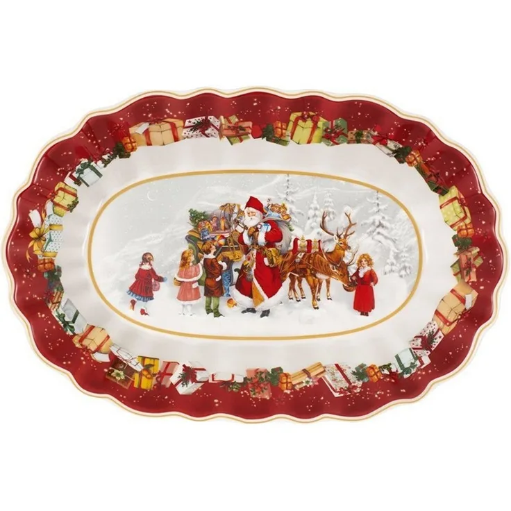 Villeroy & Boch Toy's Fantasy Schale 30 x 20 cm Santa und Kinder