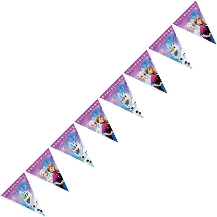 Procos 86921 Filare Wimpelkette Disney Frozen Northern Lights, mehrfar – Bild 1