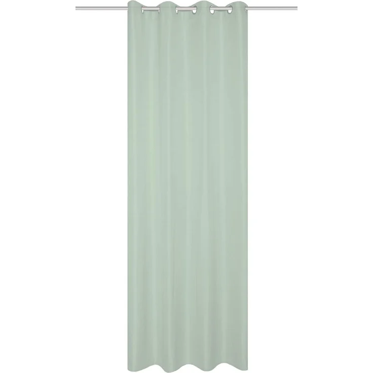 Home Basics Vorhang SOFTY (1 St), Ösen, halbtransparent, Ösenschal SOFTY Uni – Bild 1